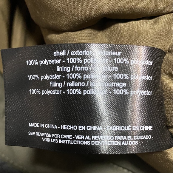 GH Bass & Co Men’s Storm Coat Olive Green Size M Waterproof Jacket with Pockets - Picture 7 of 9